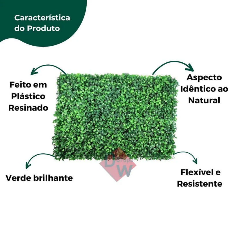 Jardim Vertical Artificial Buchinho 60x40cm